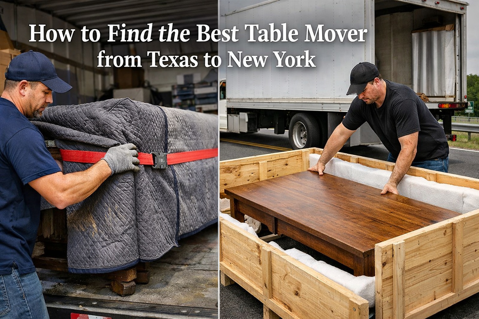 table mover from texas to new york