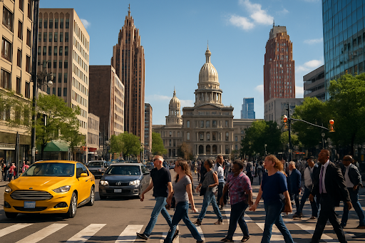 Interstate Moving Cost from New York to Michigan