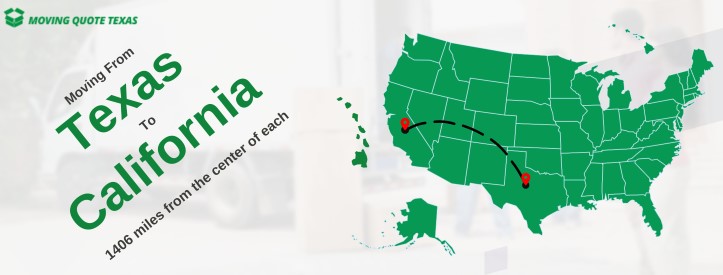 map moving from texas to california