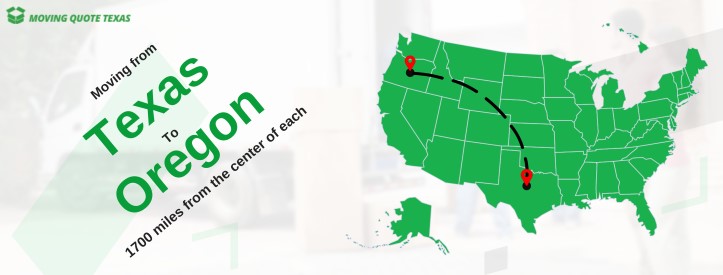 map moving from texas to oregon