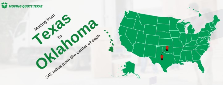 map moving from texas to oklahoma